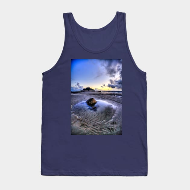 St Michael's Mount Rock Pool, Cornwall, UK Tank Top by tommysphotos